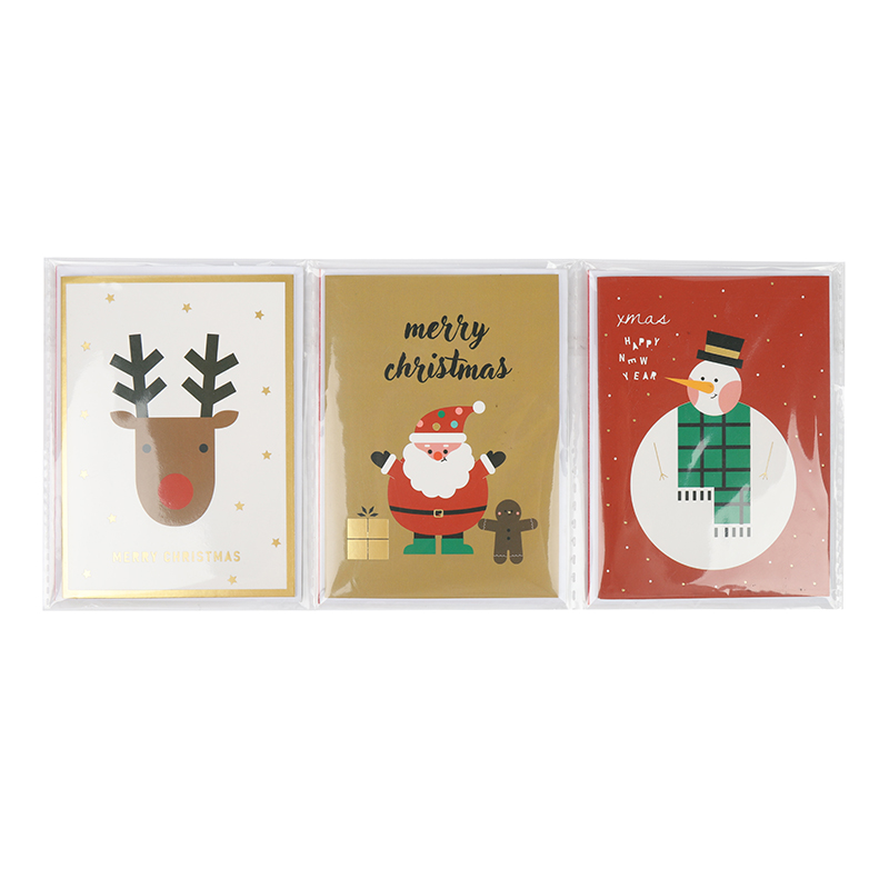 Christmas 3PCS Paper Card Set